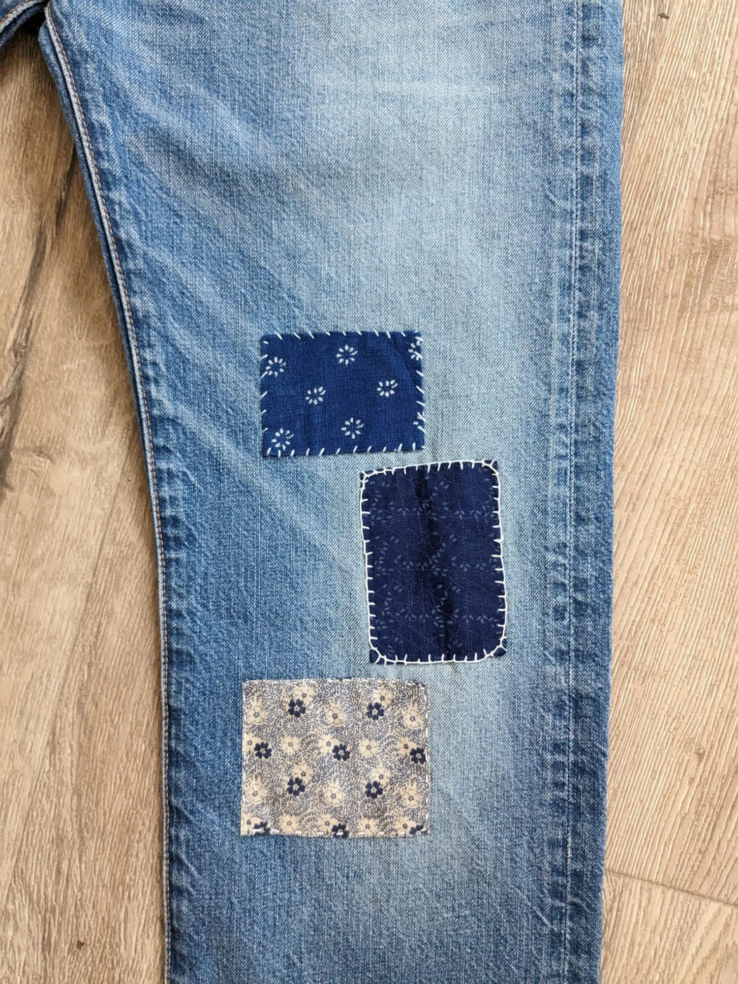 #24 Patched Vintage Jeans 30"
