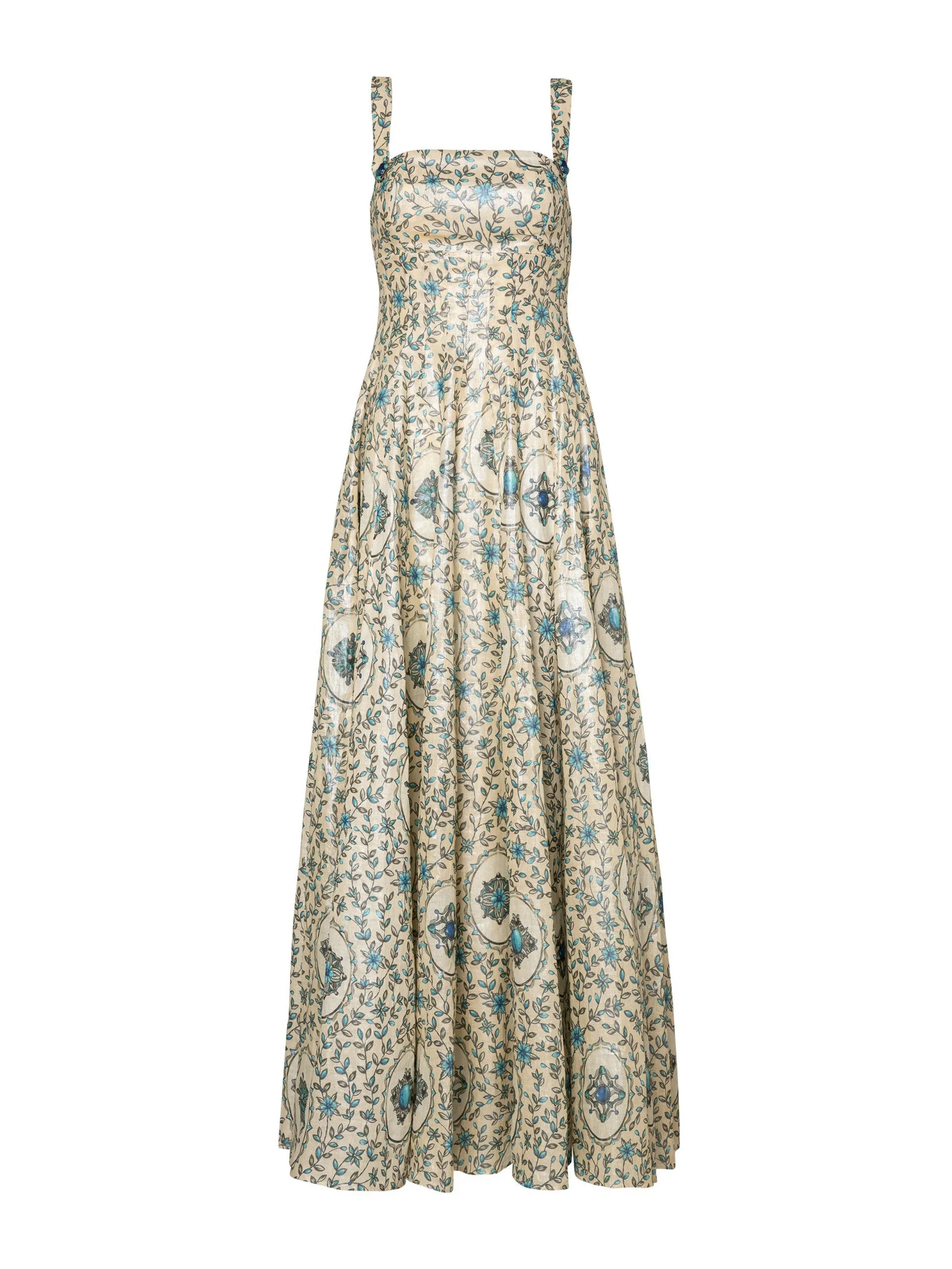 Aguamarina Platero maxi dress