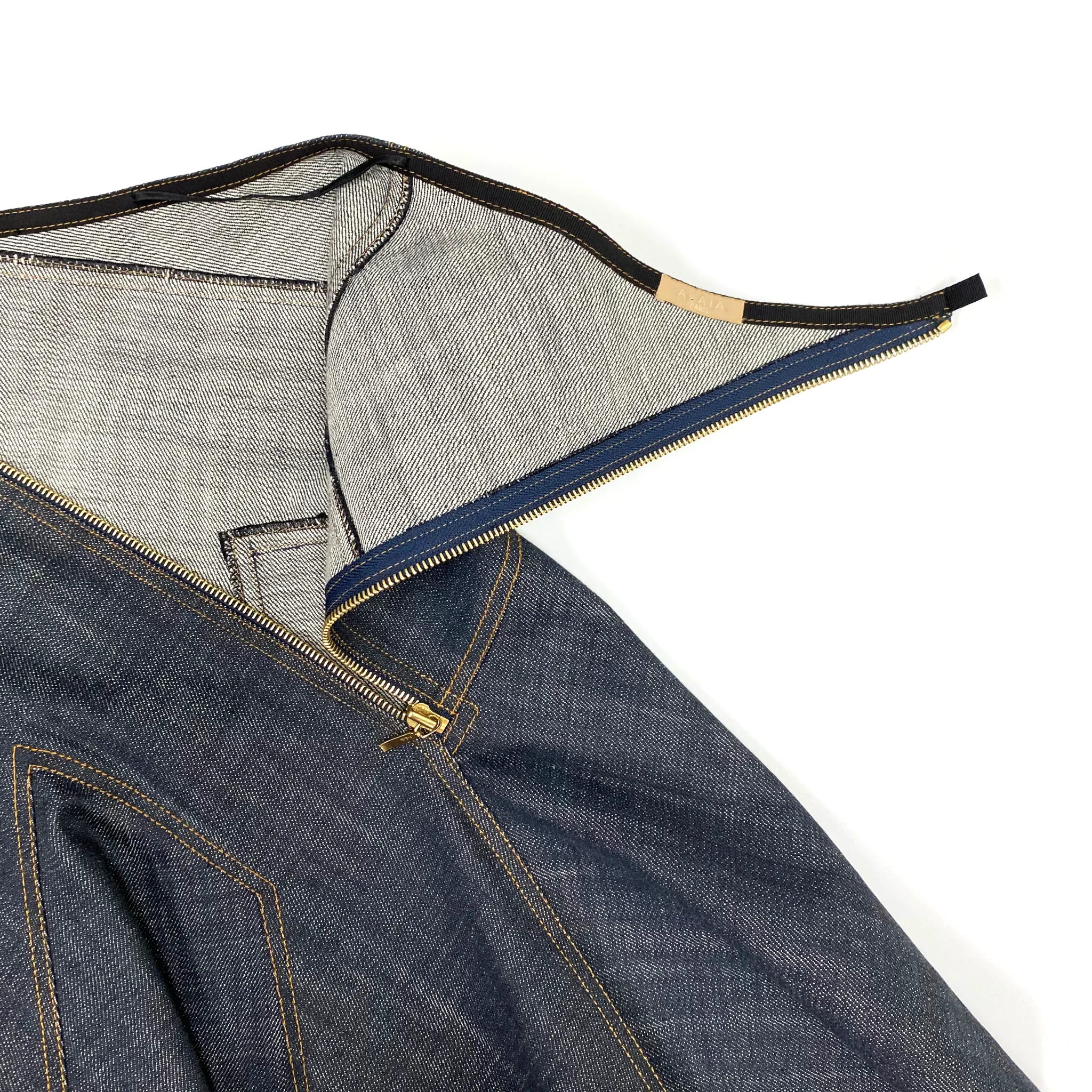 Alaïa Dark Denim Circle Skirt