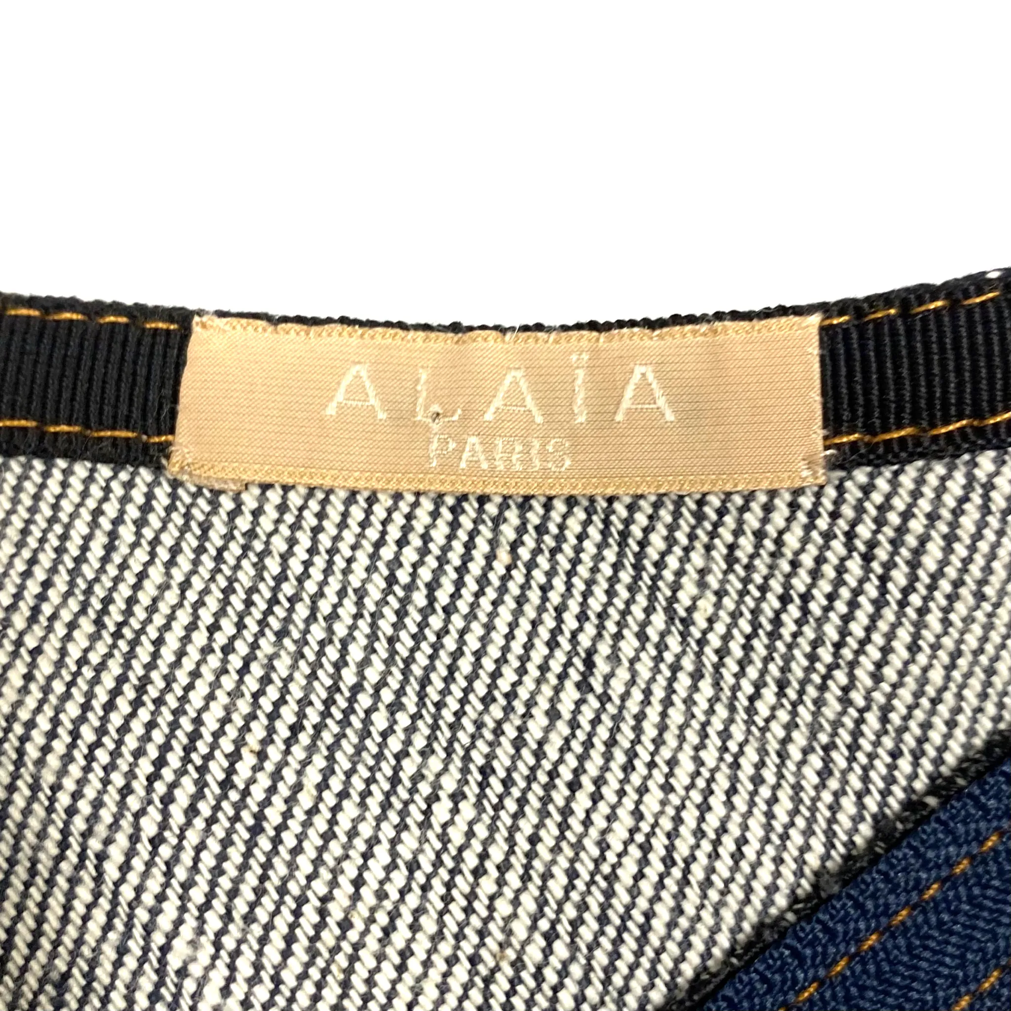 Alaïa Dark Denim Circle Skirt