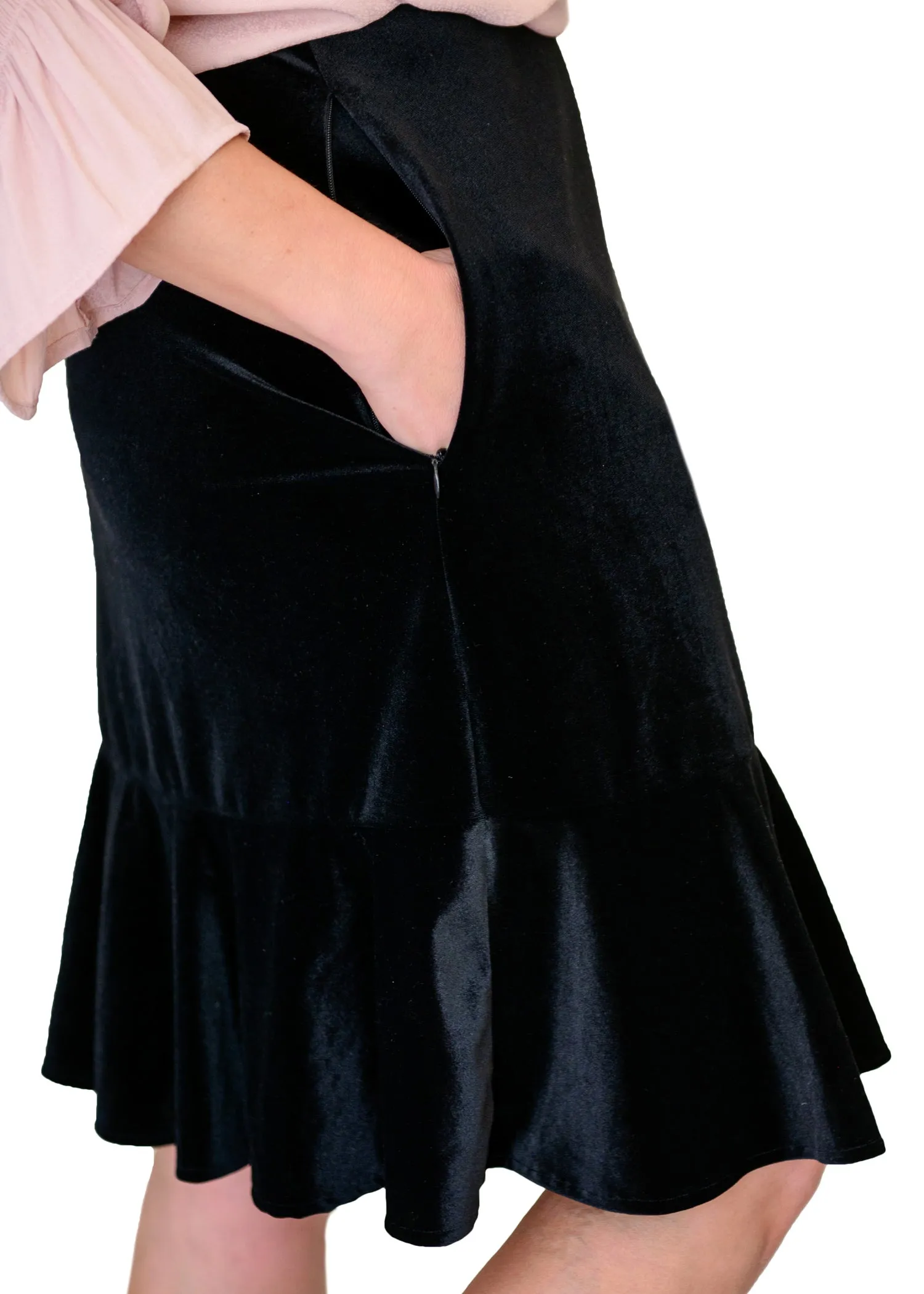Bella Velvet Skirt 22.5"