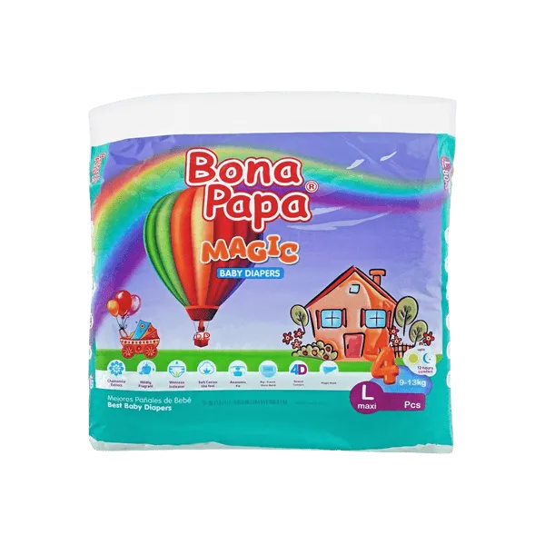 BONA PAPA MAGIC BABY DIAPERS L MAXI 9-13 KG 72PCS