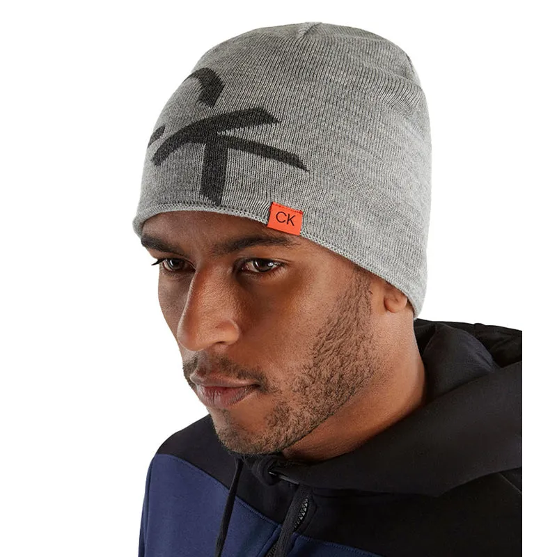 CALVIN KLEIN Large Monogram Men's Beanie