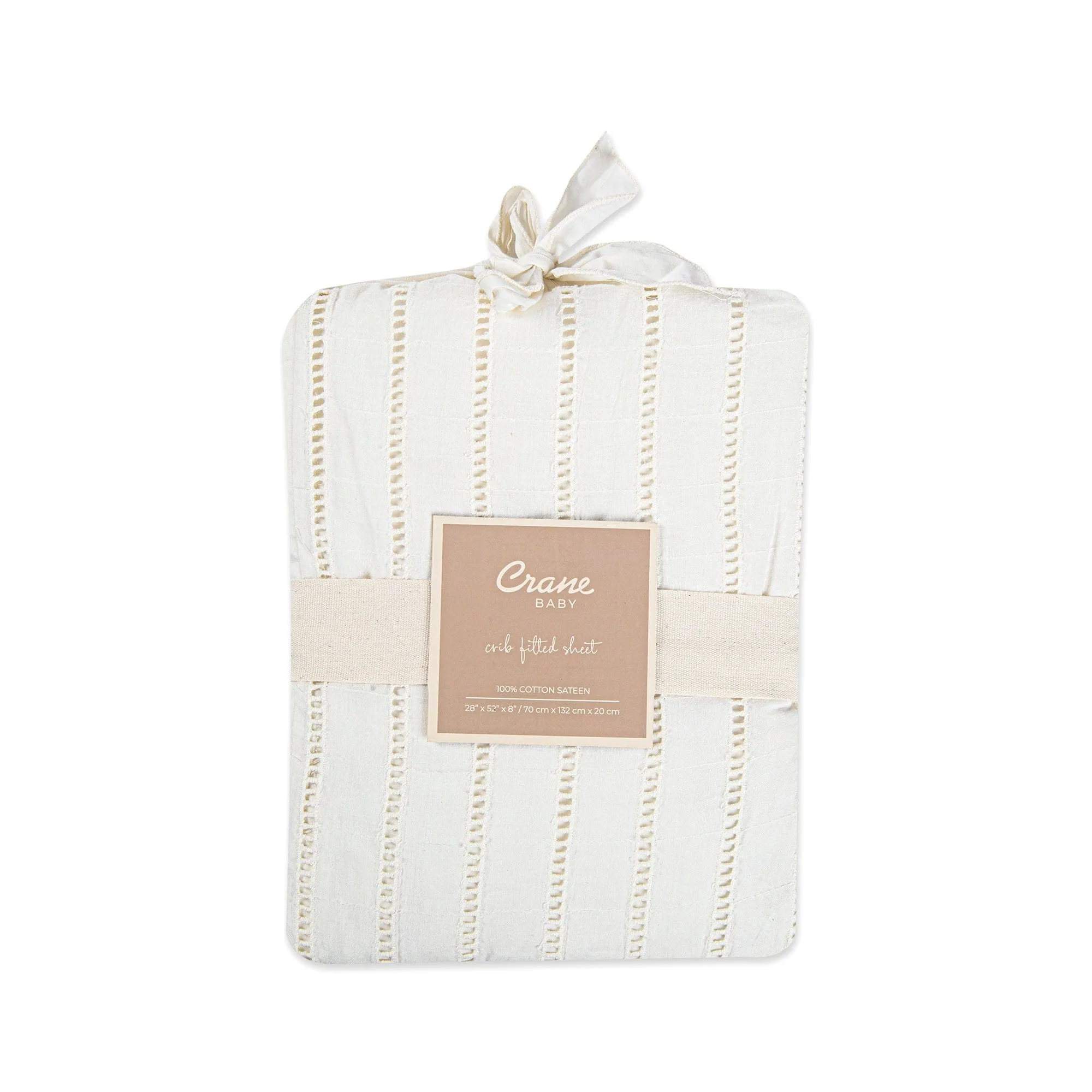 Crane Off-White Boho Bed Skirt