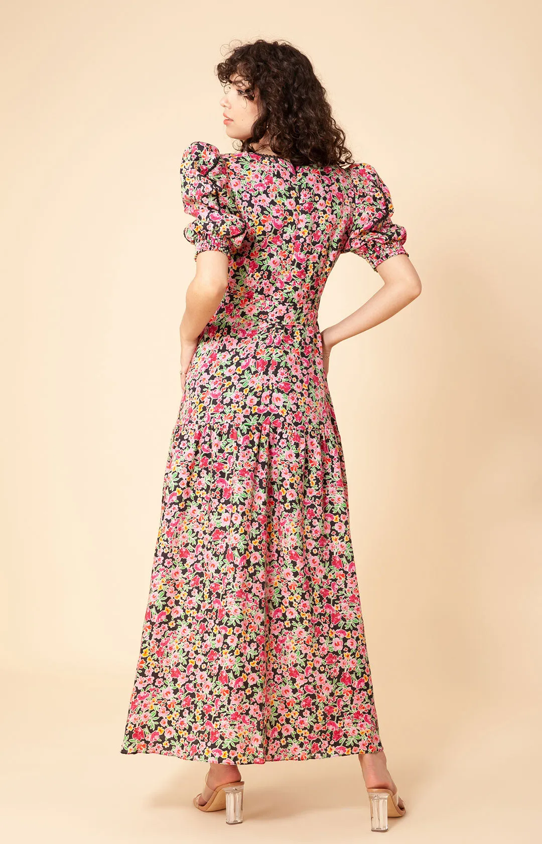 Dominica Embroidered Linen Maxi Dress