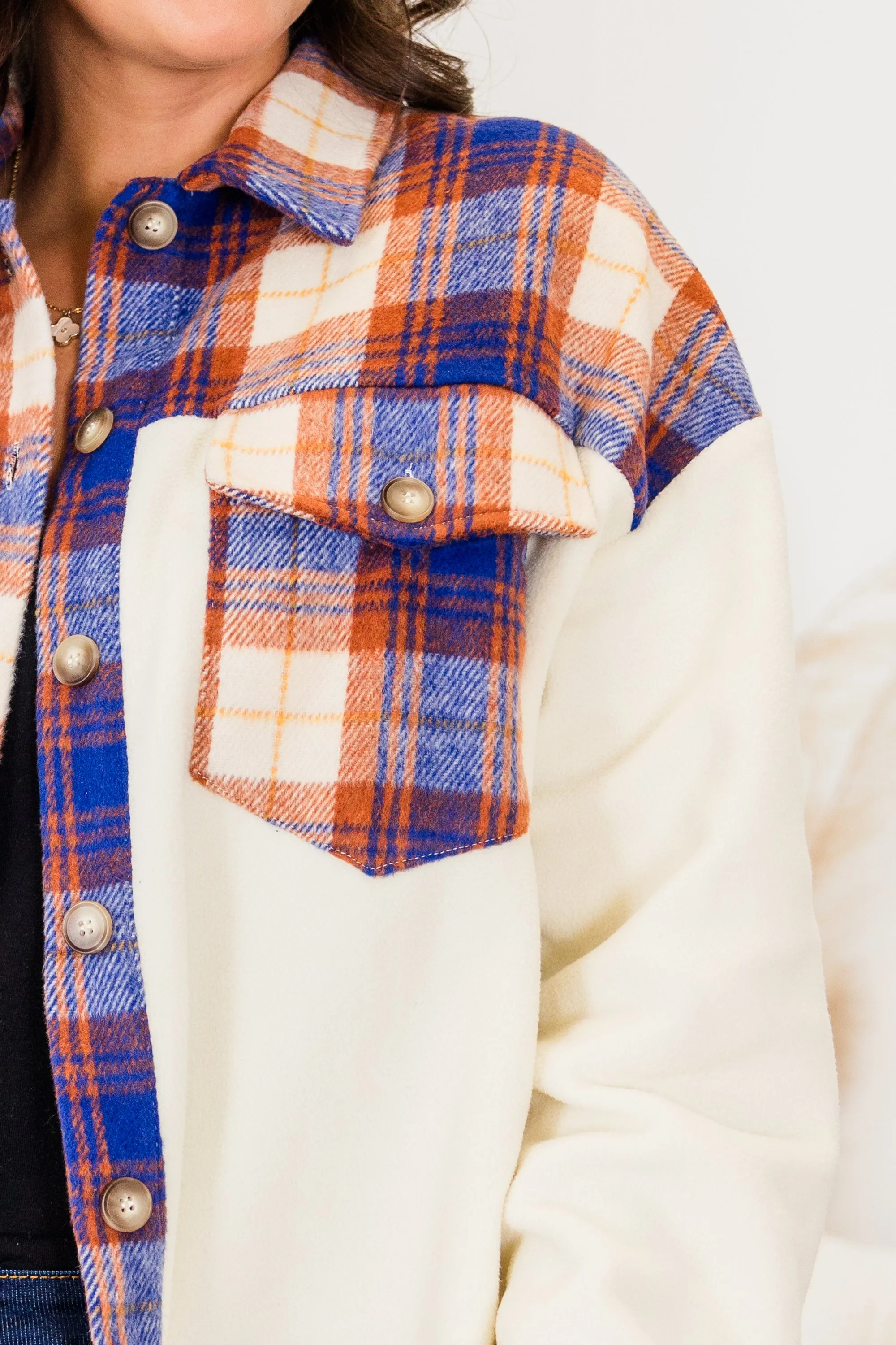 Dreaming Of Me And You Jacket, Orange Combo