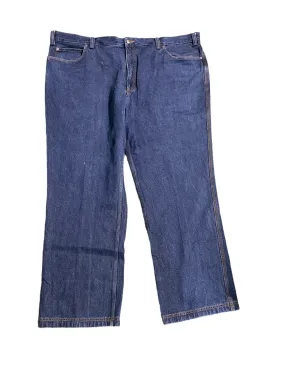 Duluth Trading Men's Ballroom Relaxed Fit Jeans Dark Blue (Big & Tall: 48 x 32)