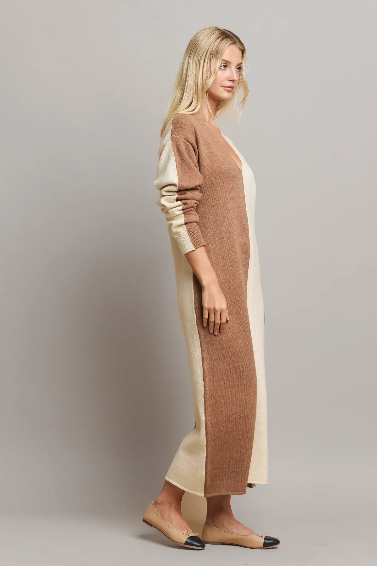 Echo Two Toned Sweater Dress