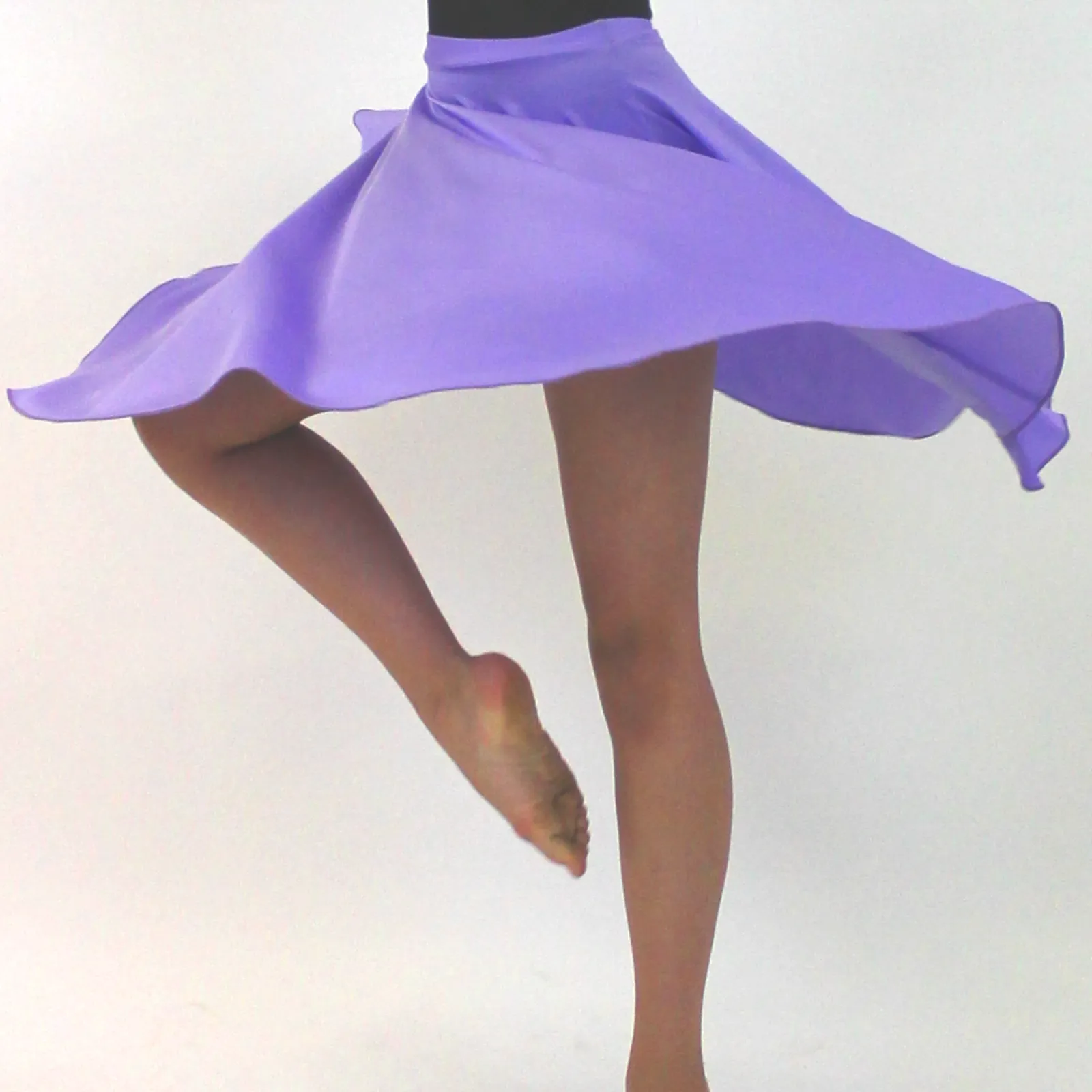 ECSL - NYLON LYCRA LONGER LENGTH CIRCULAR SKIRT