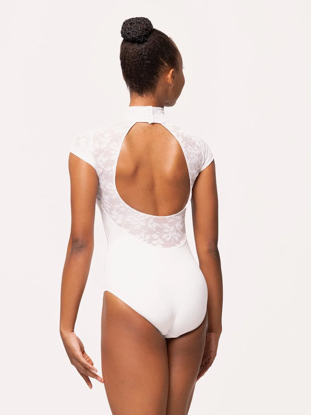 Elizabeth White Ivy Lace Leotard RTW
