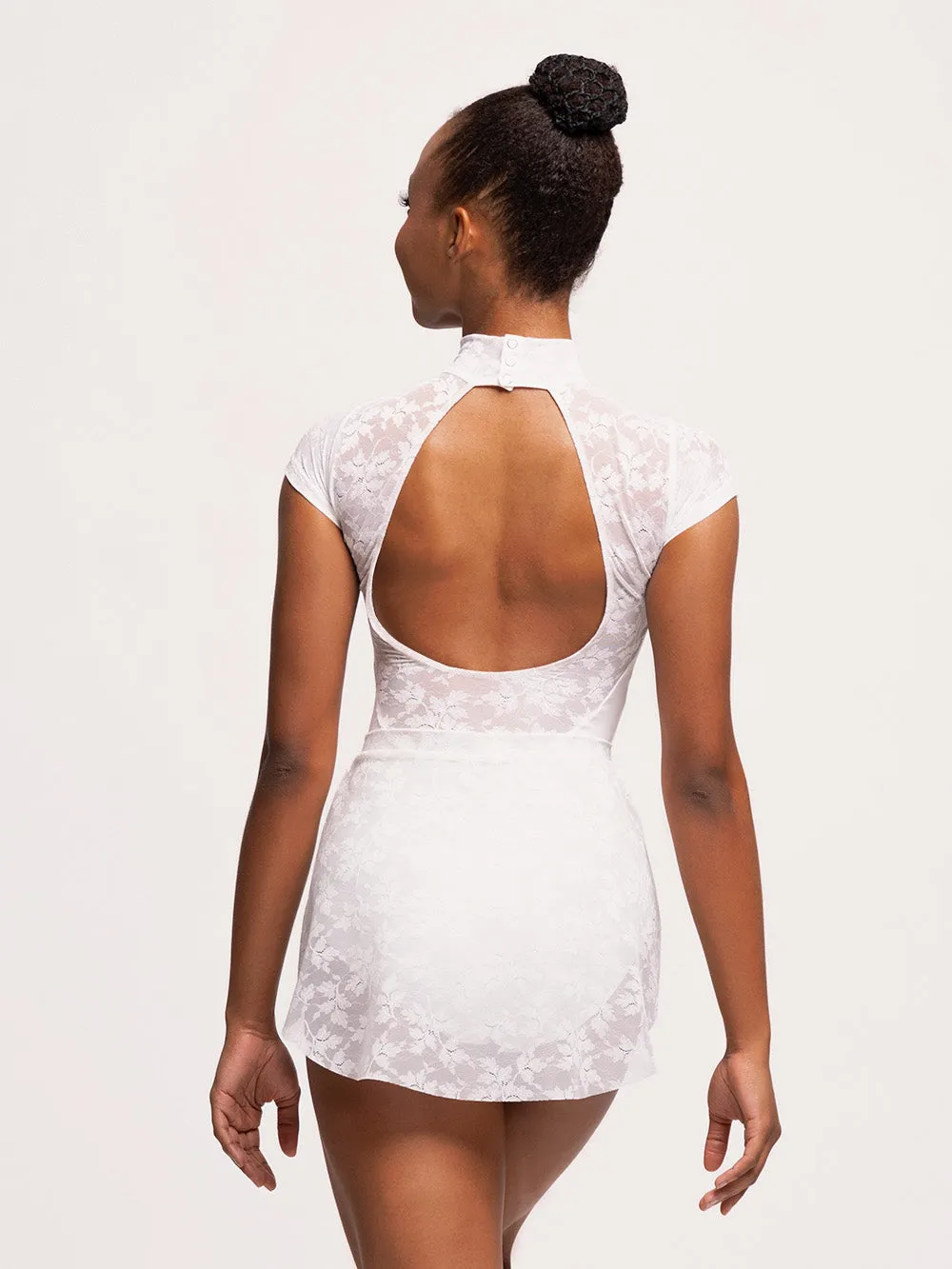 Elizabeth White Ivy Lace Leotard RTW