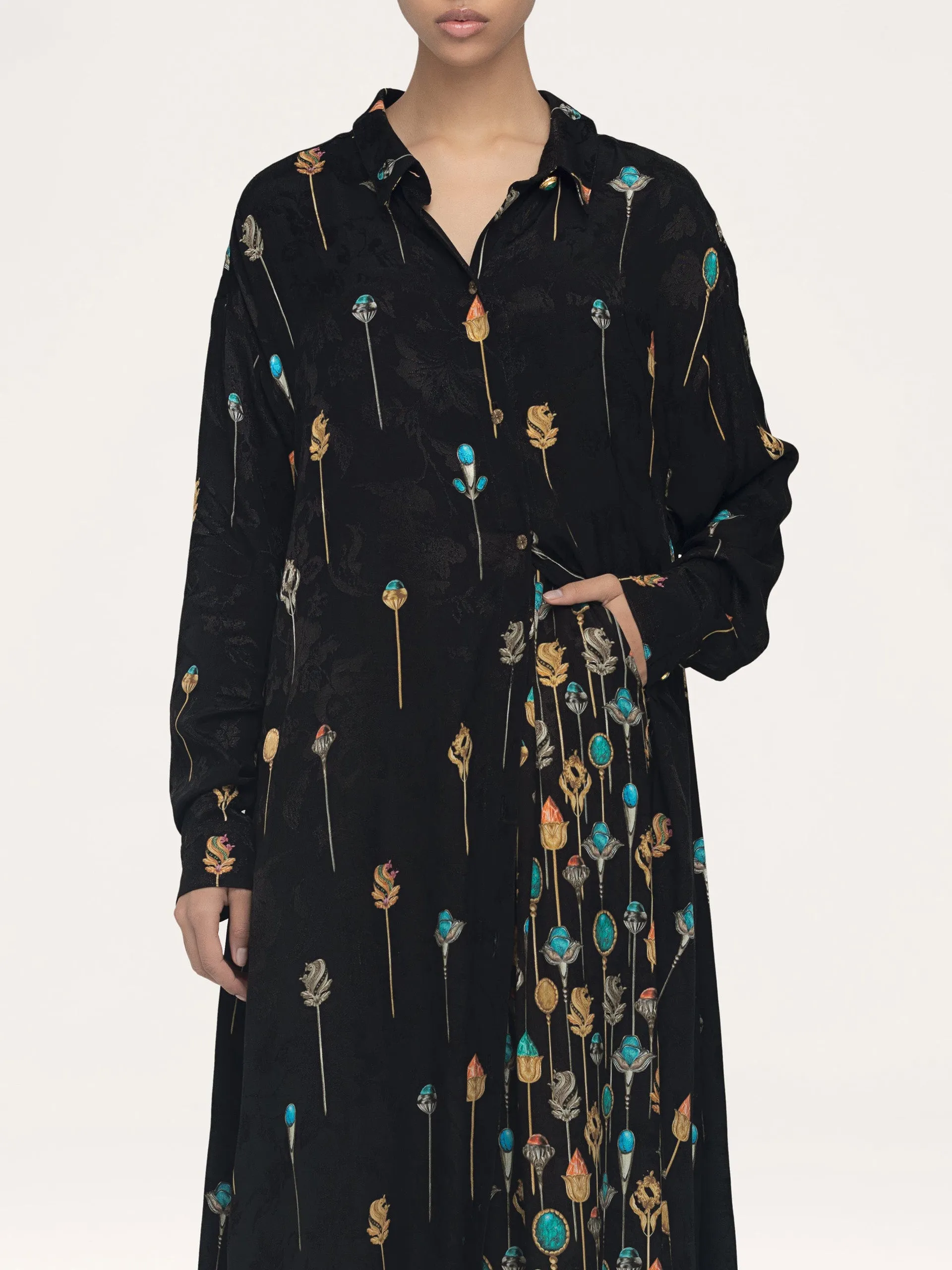 Frida Ornamento maxi shirt