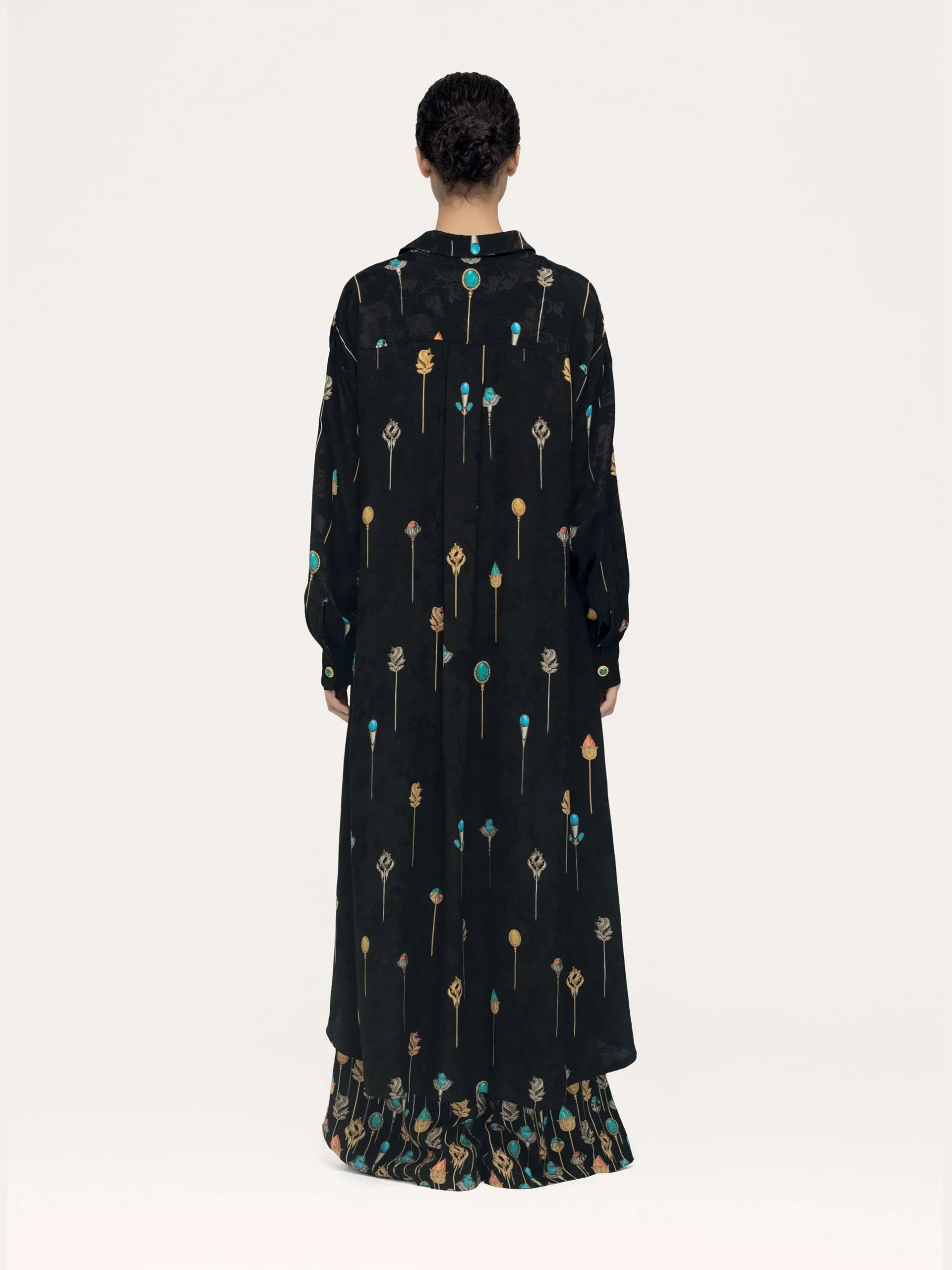 Frida Ornamento maxi shirt