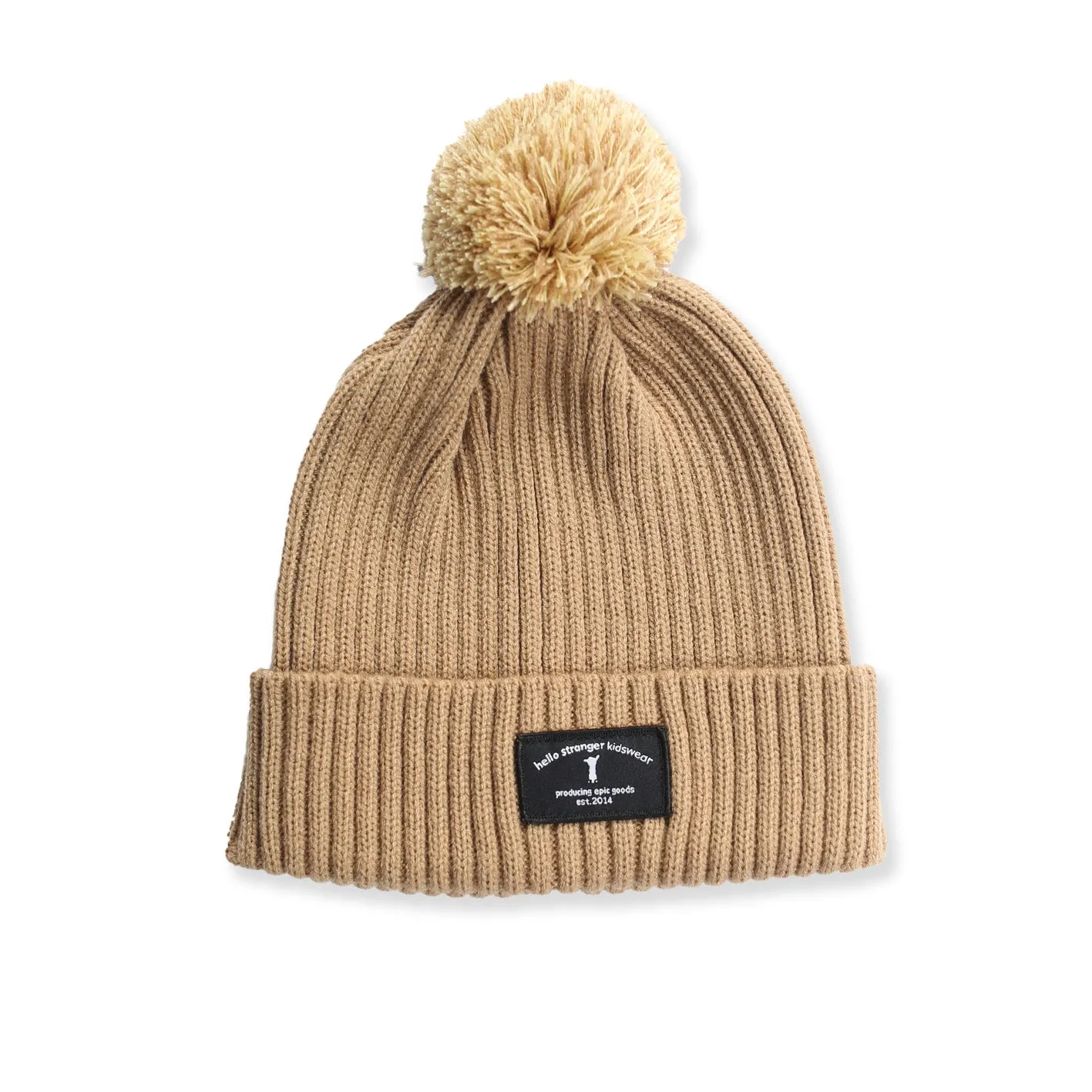 Hello Stranger Pom Pom Beanie - Mushroom