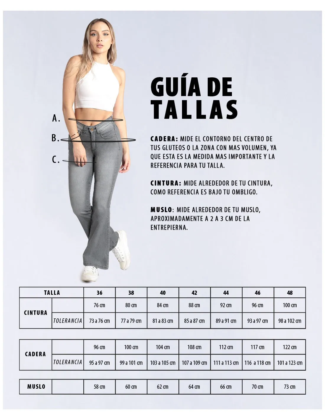 Jeans Mujer Palazzo 3321 Lila