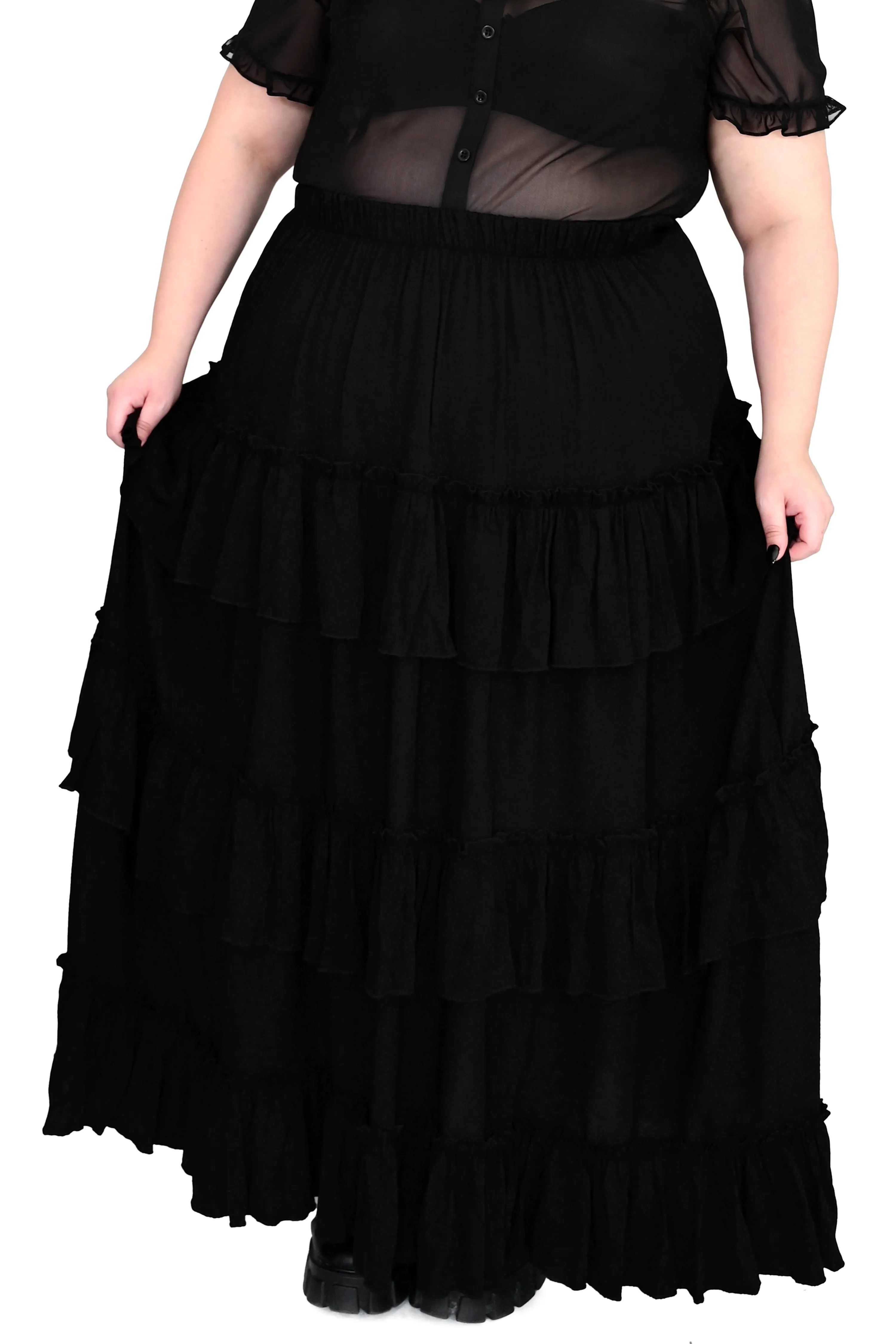 Leah Ruffle Skirt