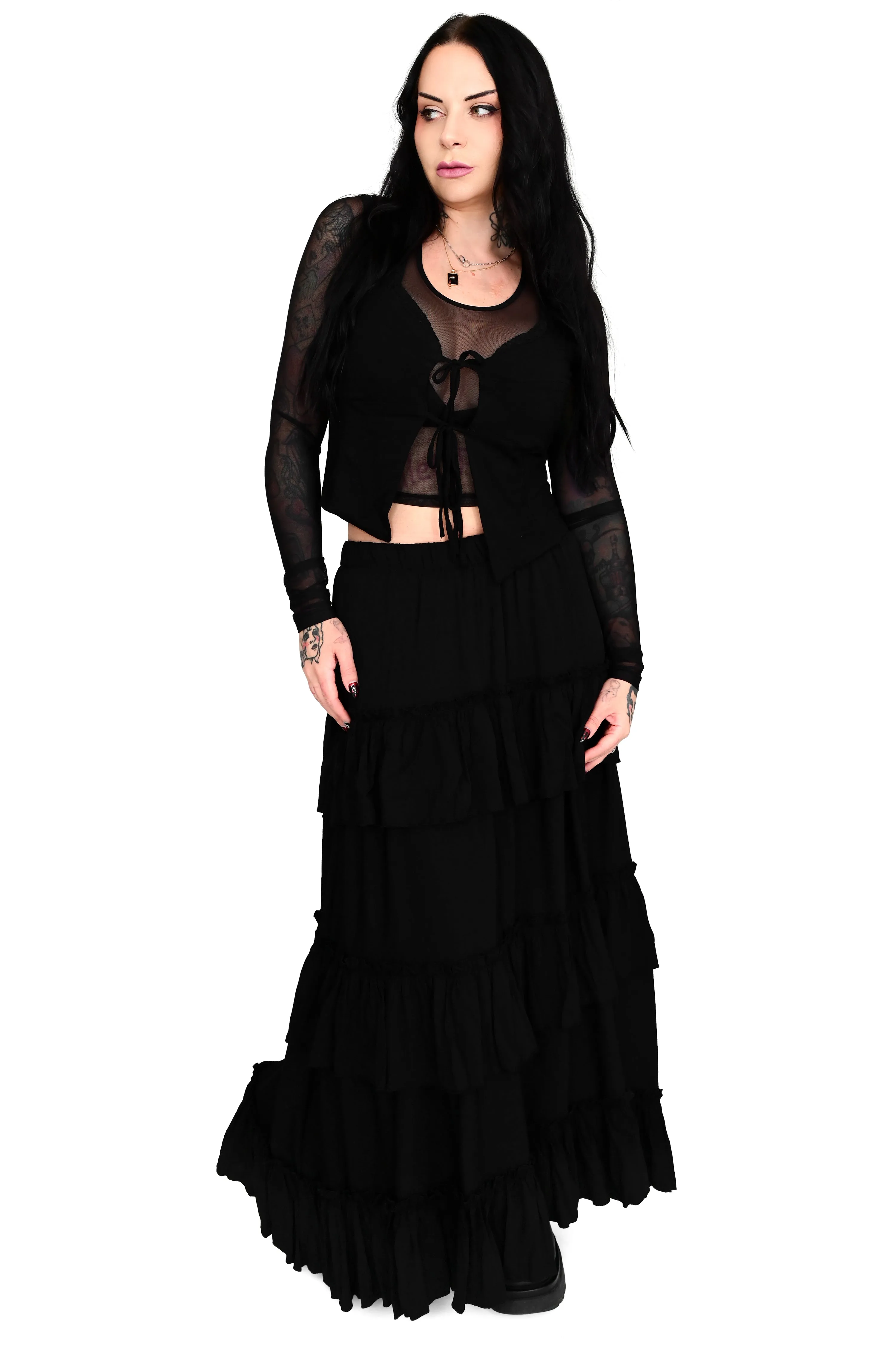 Leah Ruffle Skirt