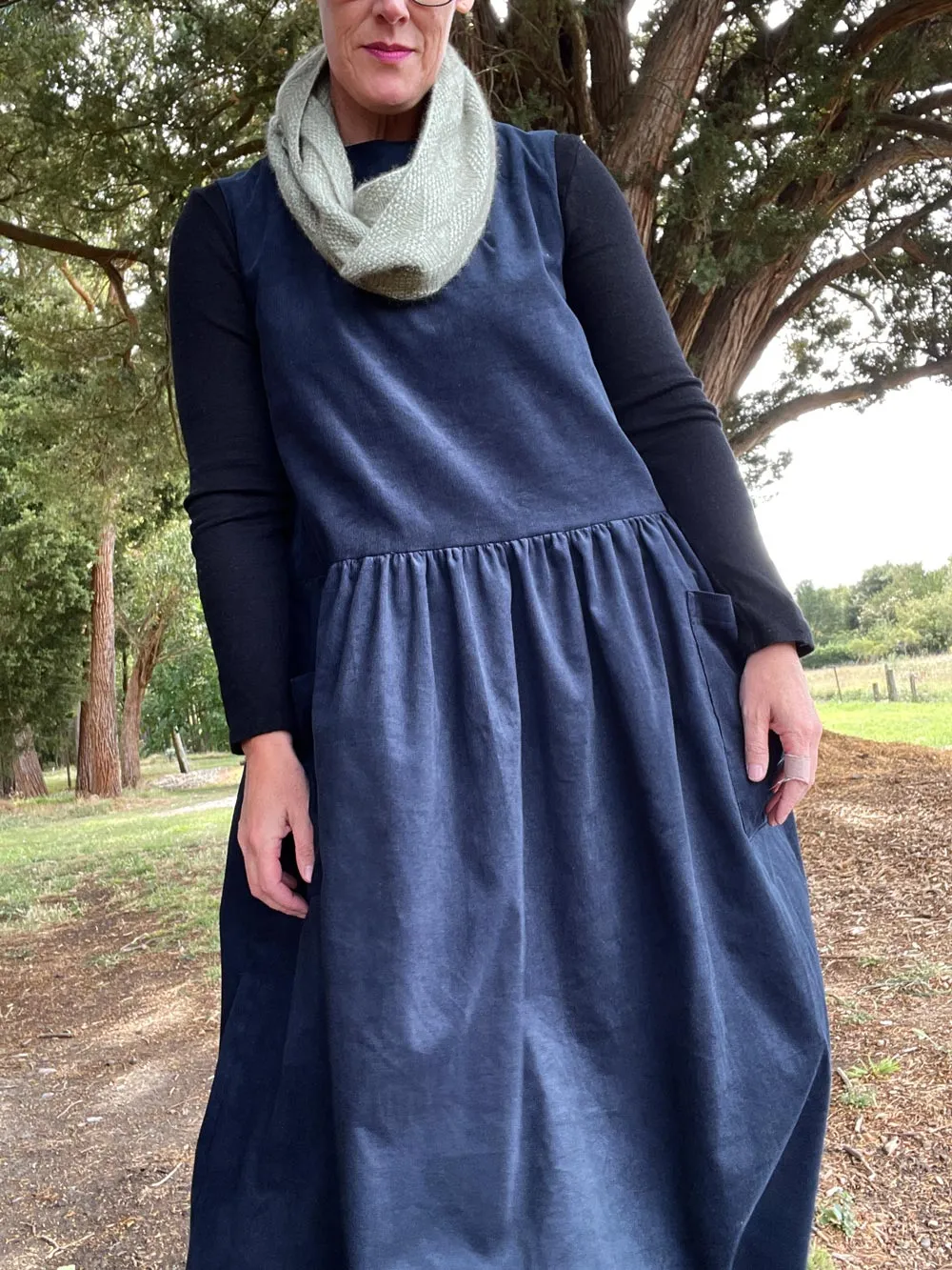Lightweight Cotton Needlecord, Araucana Blue