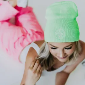 Mama X™ Neon Green Beanie