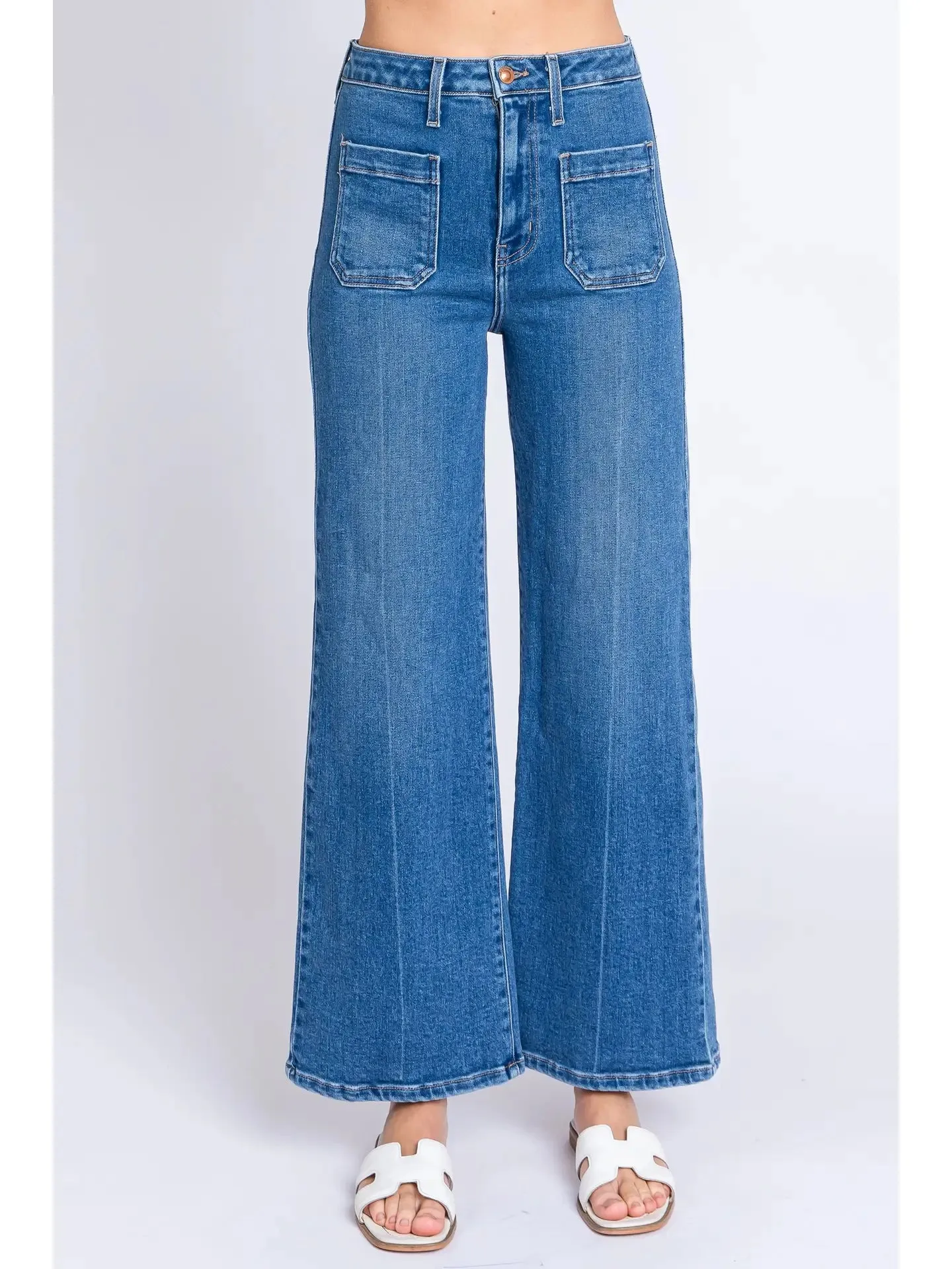 Medium Sailer Front Patch Pocket Jeans