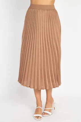 Pleated Maxi Skirt