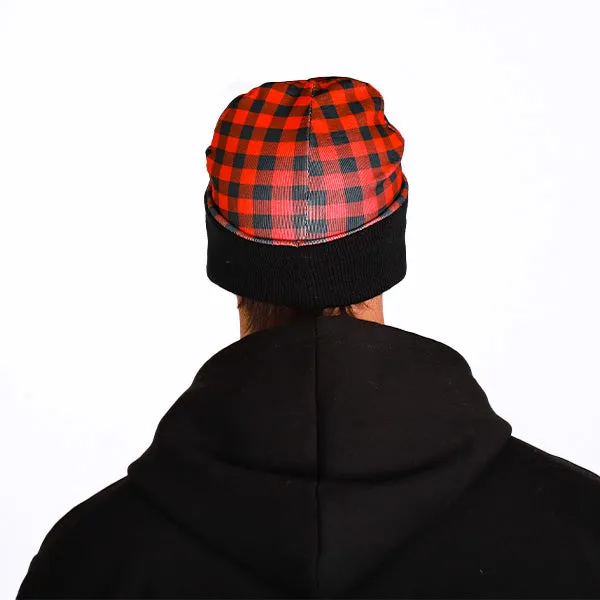 Reversible Beanie | Lumberjack Red