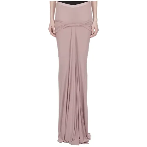 Ruched Maxi Skirt
