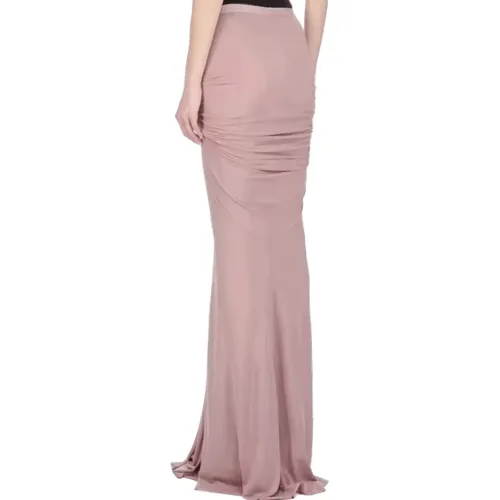Ruched Maxi Skirt