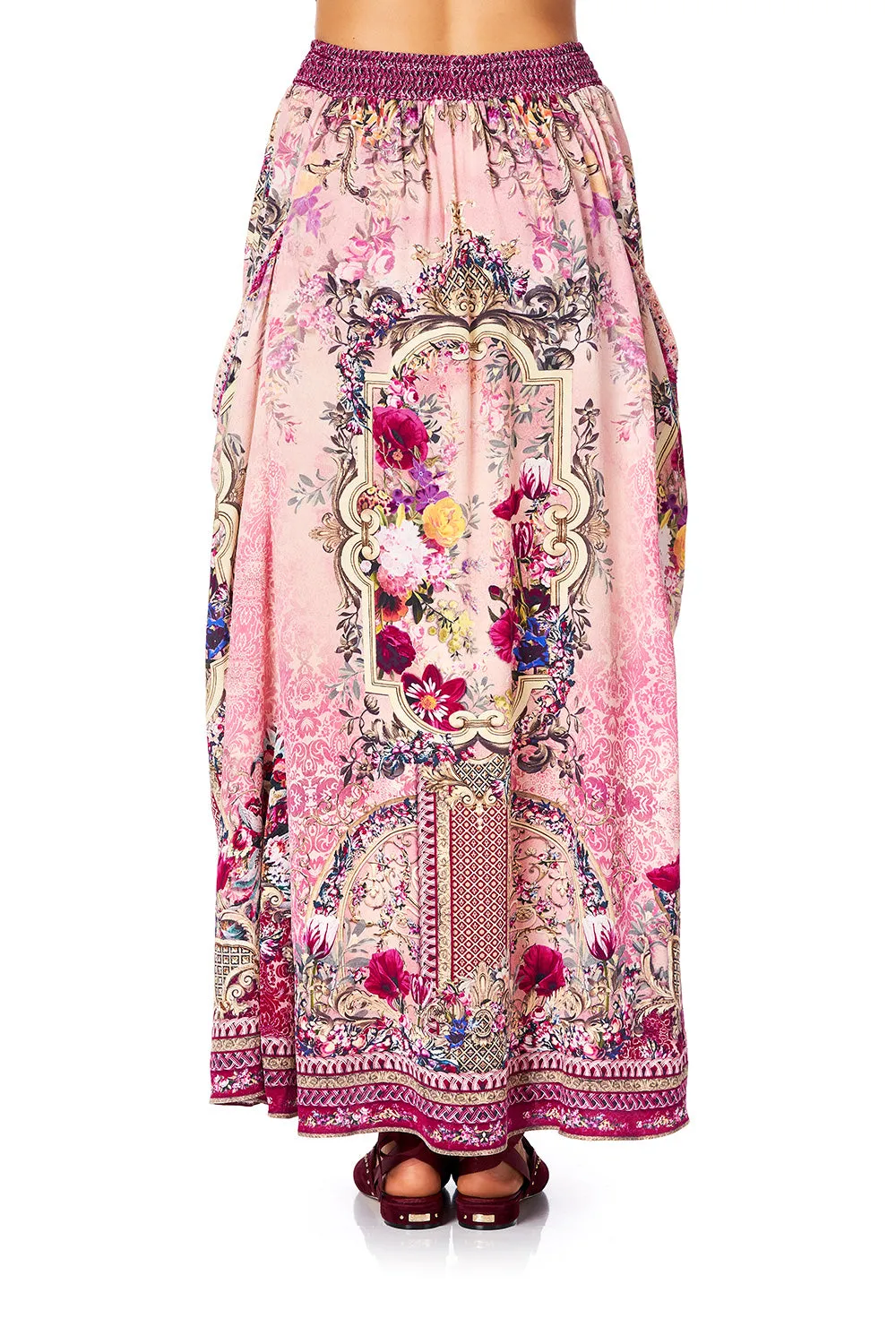 SHIRRED WAIST POCKET SKIRT LA BELLE