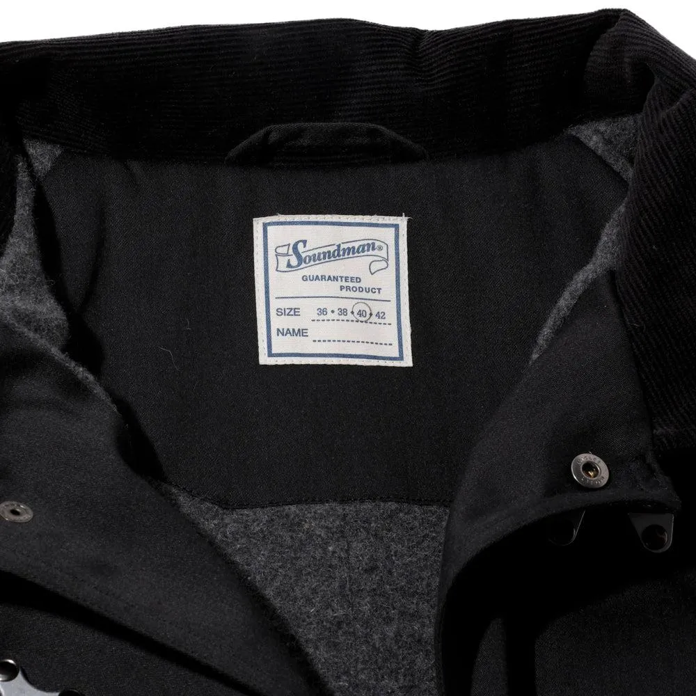 Soundman Banger Fireman Coat Charcoal