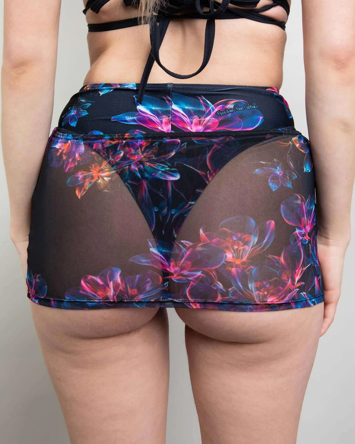 Starflora Mesh Extra Mini Skirt