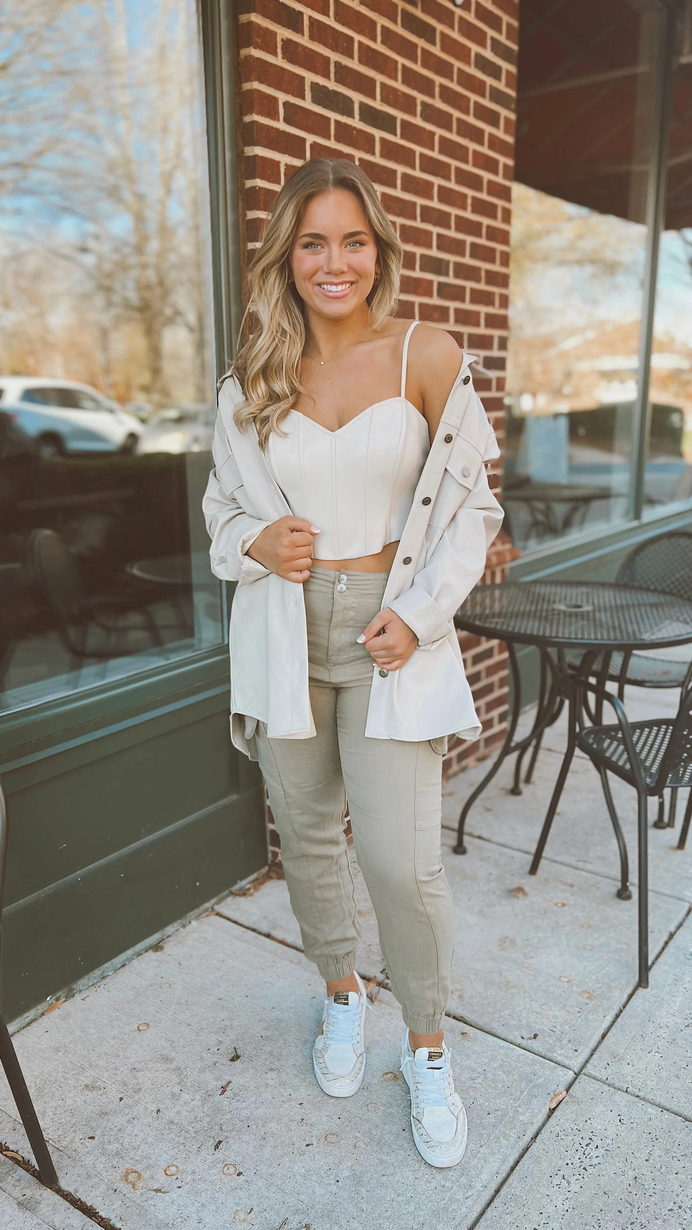 The Fresh Brewed Faux Leather Shacket
