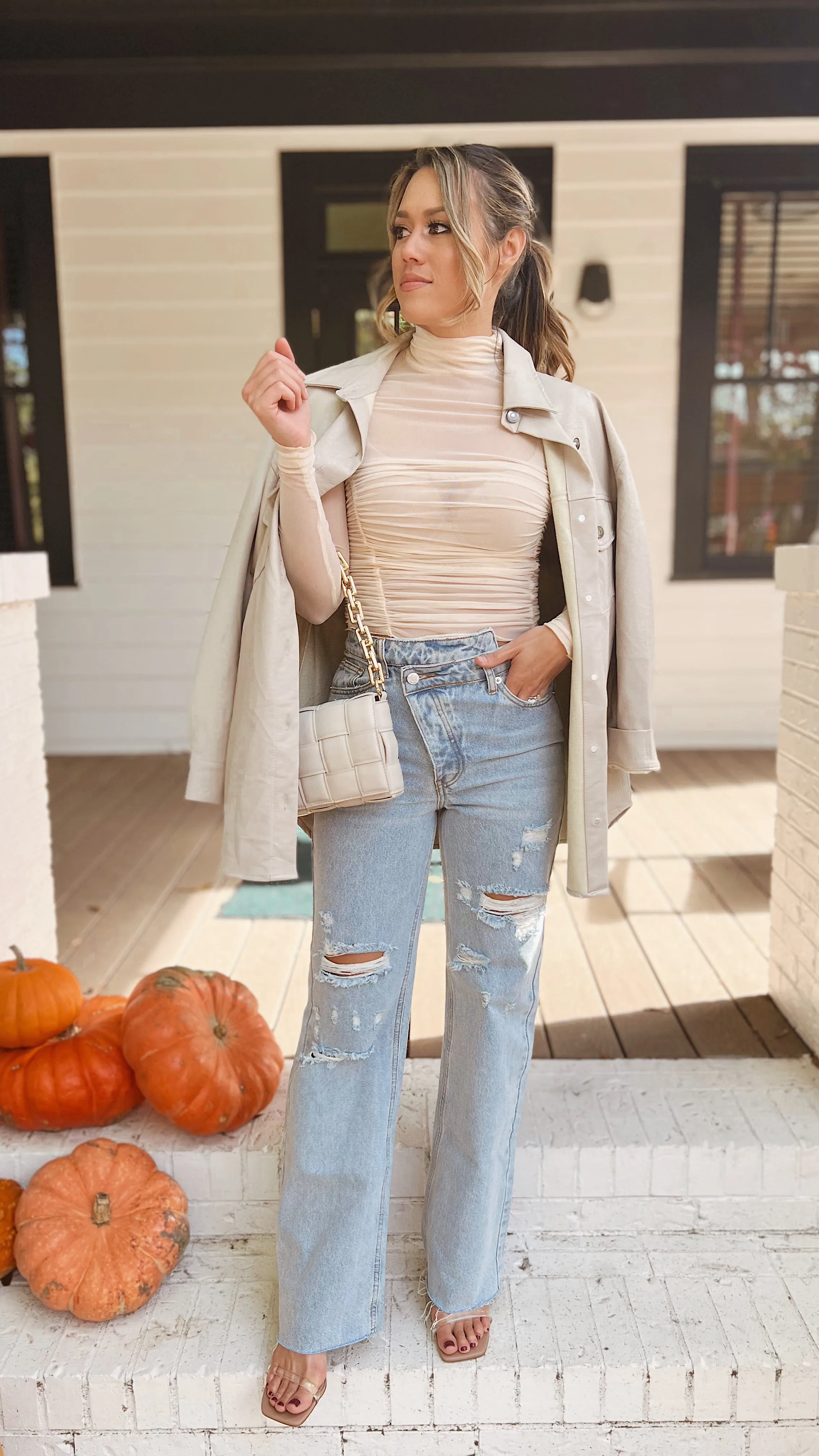 The Fresh Brewed Faux Leather Shacket