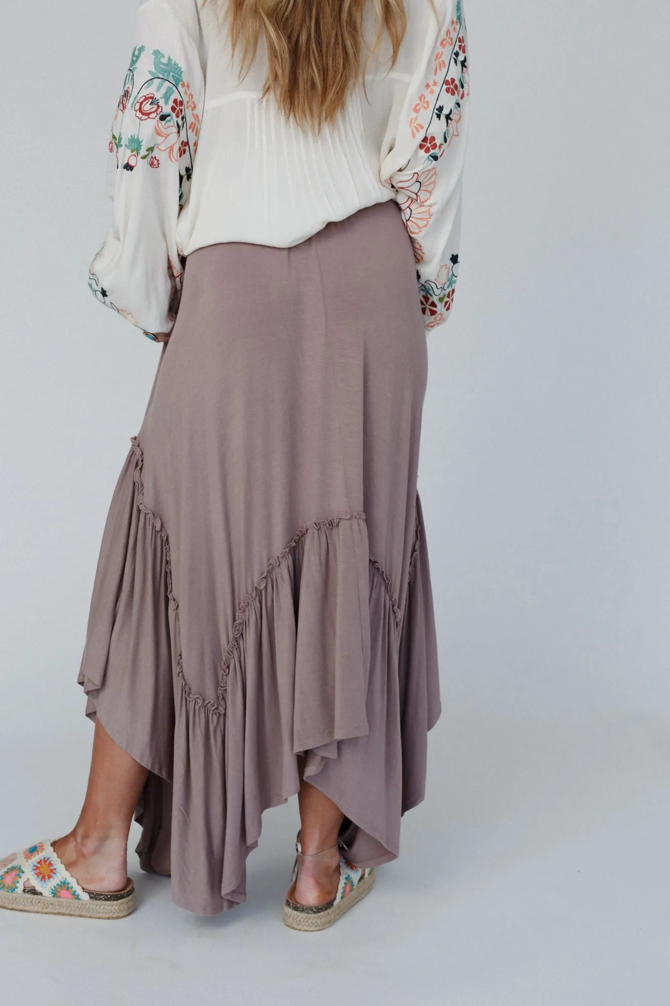 The Nest Forever Beauty Maxi Skirt - Mushroom