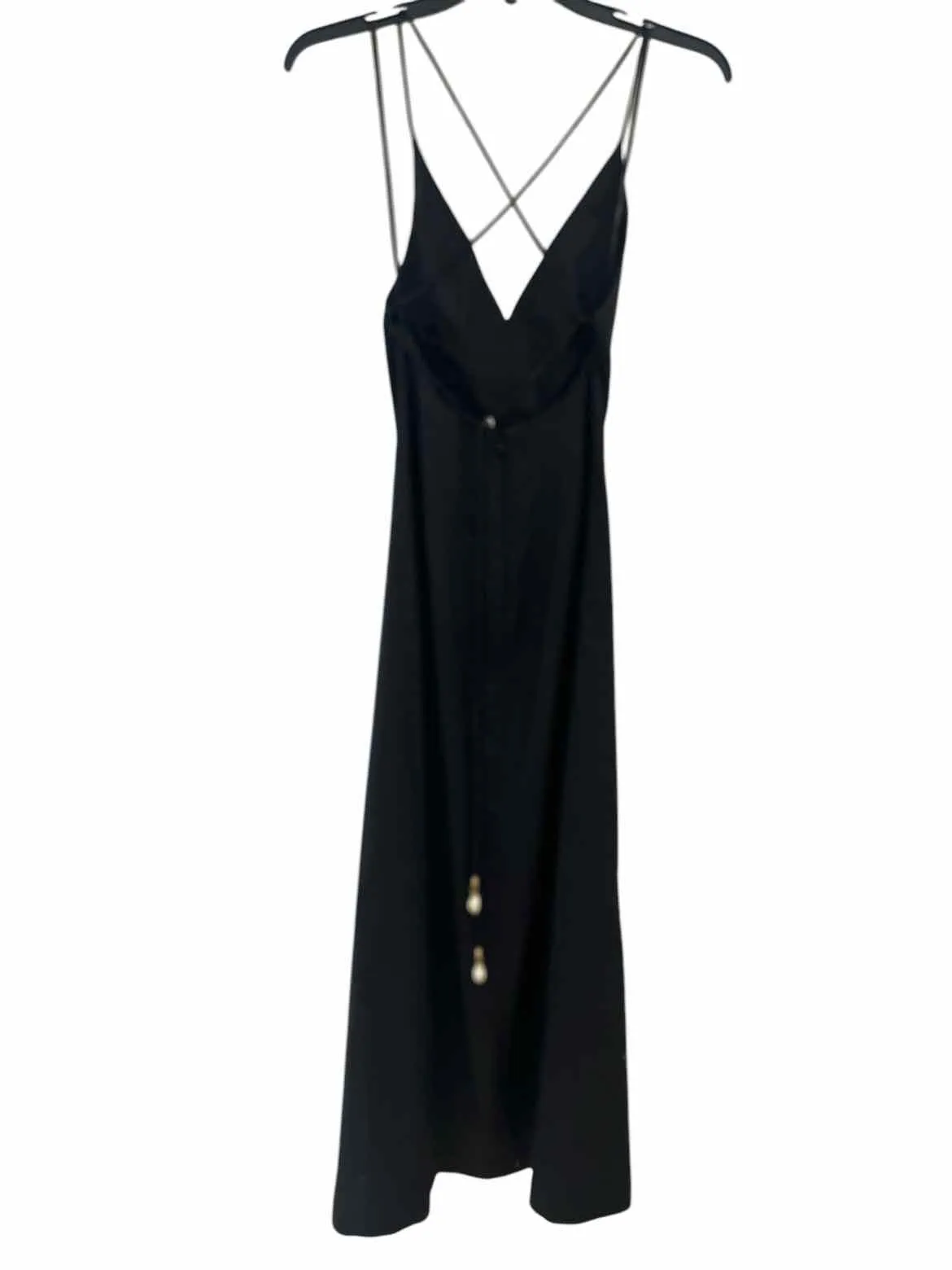 Zimmermann Halcyon Slip Dress Black Size 0P